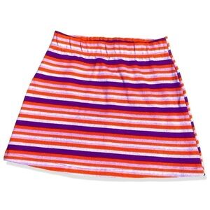⭐️FOREVER 21 Bright Purple and Orange Stripe Mini Skirt